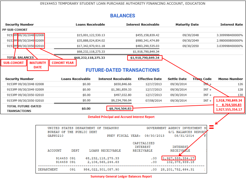 Government - Federal Borrowings Program Report Instructions