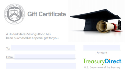 TreasuryDirect gift certificate